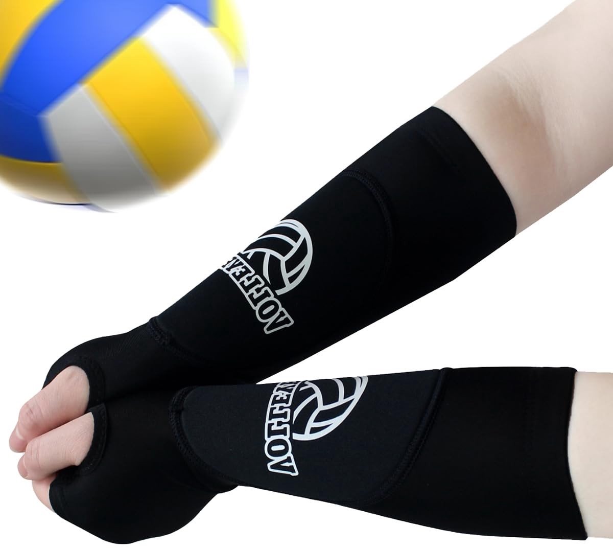 Dailygoods- Armbeschermers Professionele Volleybal - Armbeschermers Onderarm - Compressieondersteuning - Lichtgewicht - Ademend - UPF 50+ - Volleybal Sleeves