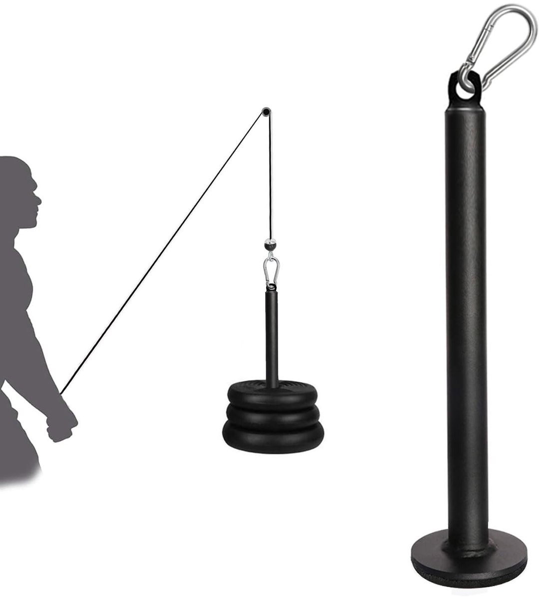 Dailygoods- Laadstift - Fitness Gewichtsplaat Laadpen 25 mm - Halterschijf Laadpen - Krachttraining Accessoire - Thuisgym - Stevig Materiaal - Gewichtslift