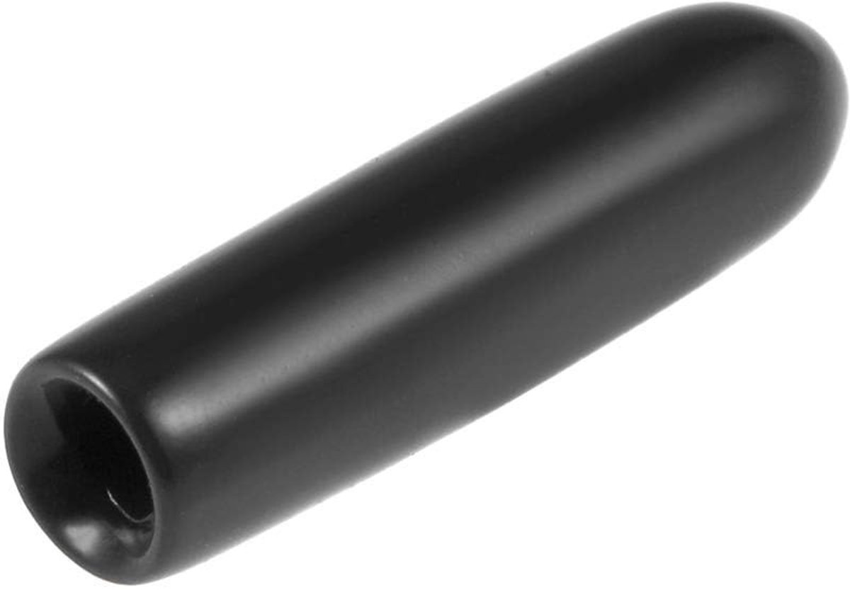Dailygoods- Rubberen Eindkappen 20 Stuks - 2 mm ID - Draadbeschermers - Zwarte Vinylboutafdekkingen - Stofbestendig - Zacht/PVC Materiaal