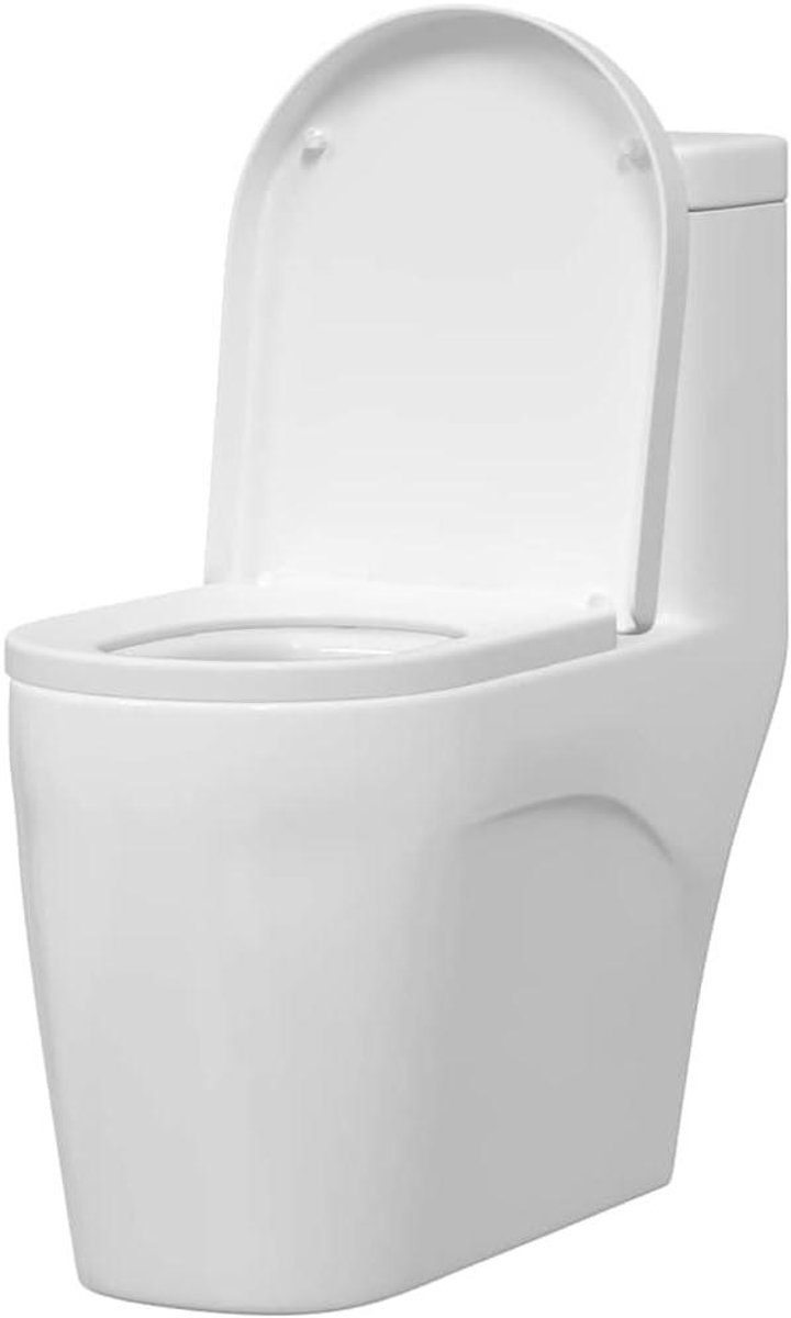 Toiletzitting - Toiletbril - Badkamer Upgrade - Softclose & Snelsluiting - 48 x 365 cm - Wit