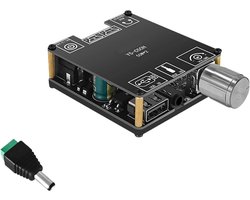 SnelShoppen - Bluetooth Versterker Printmodule, Digitale Power Versterker Kaart, Twee-Kanaals 2 x 50 W Hi-Fi, Stereo Bluetooth Digitale Versterker Mod