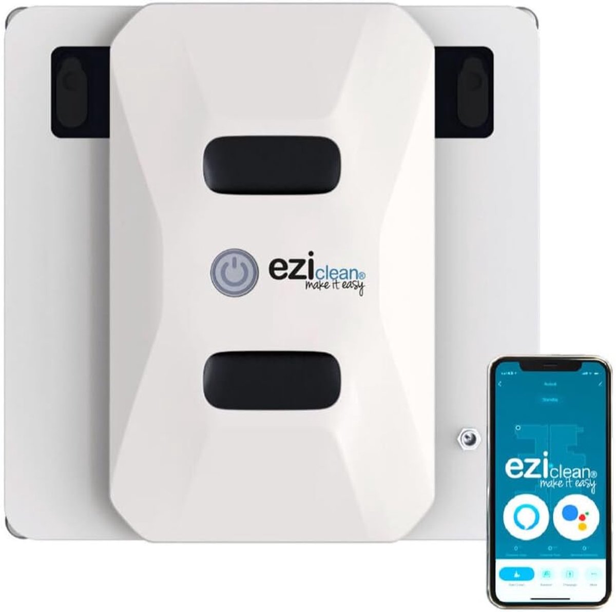 SnelShoppen - Automatische Raamreiniger Windobot S5 Pro - Dubbele Spray met Schoonmaakoplossing - Geavanceerde Navigatietechnologie - Voor Huis en Tui