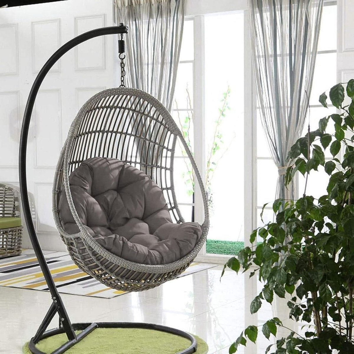 Hangend Zitkussen - Mand Kussen - Buiten Ontspannen - Extra Dik Design - 80 x 120 cm - Kleur 2