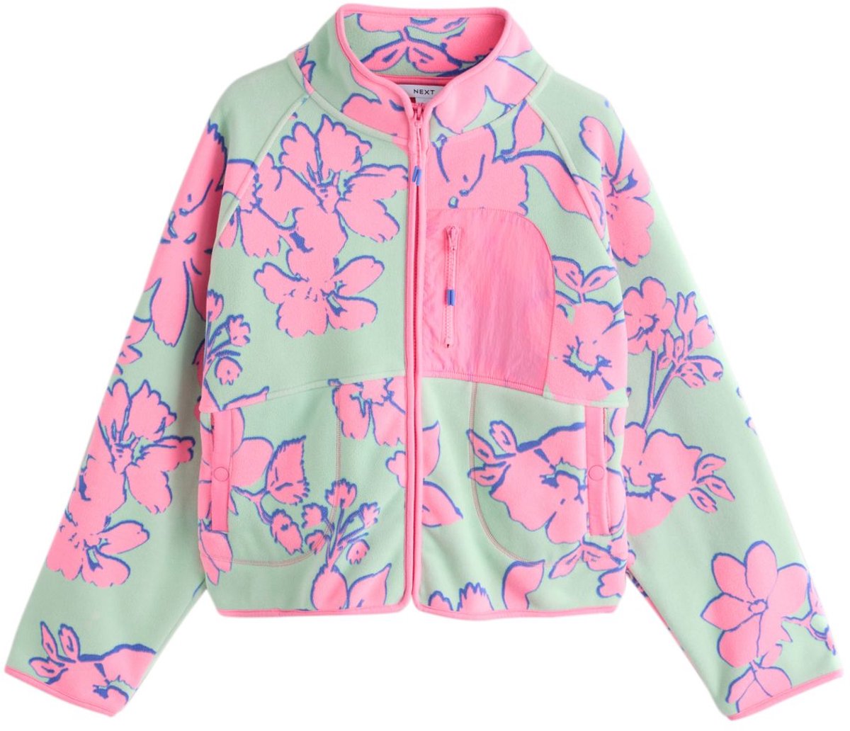 Next - Dames - Active sportfleece met rits - Groen