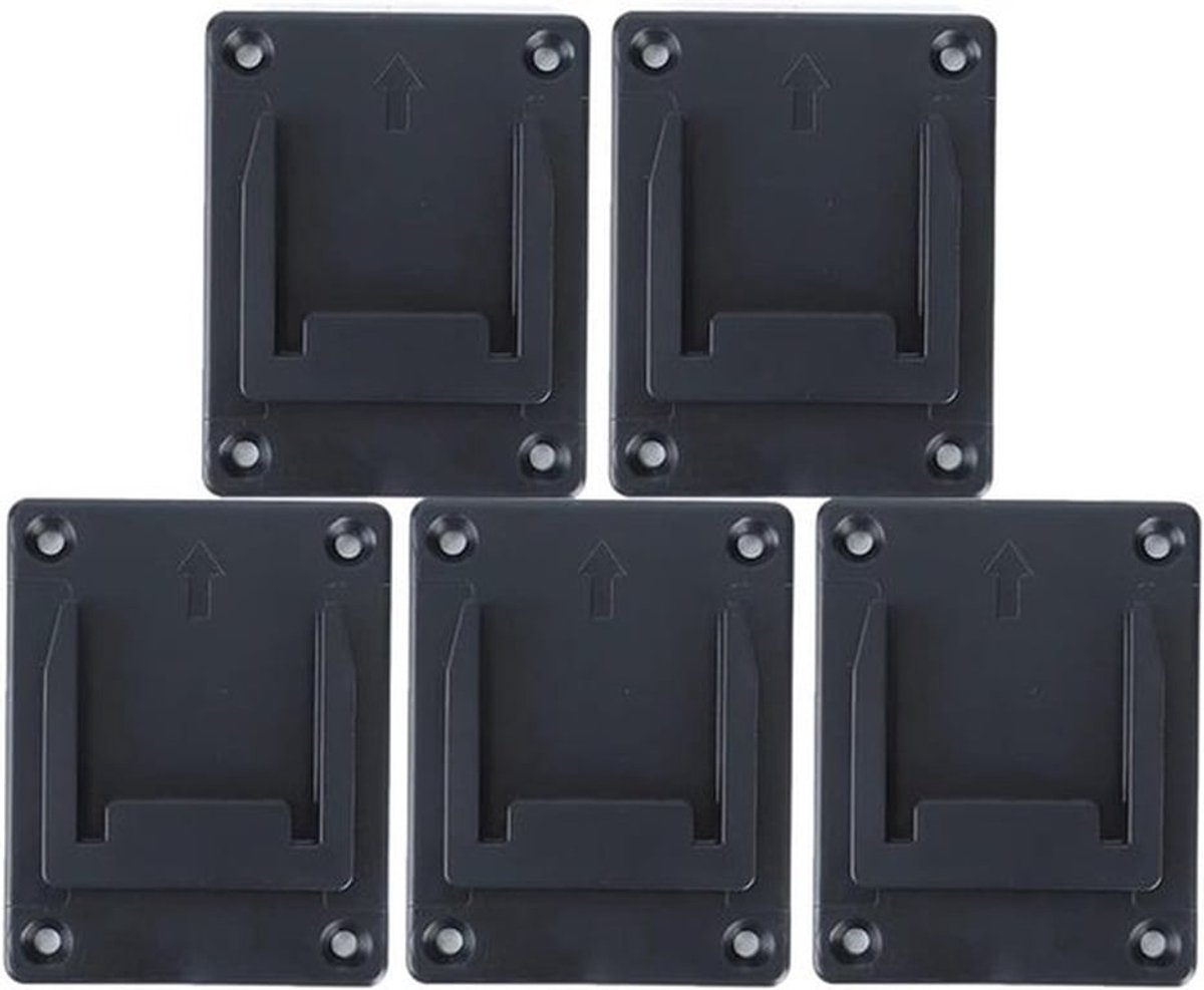 Gereedschapshouderdock - 5 stuks gereedschapshouderdock ABS batterijhouder elektrisch gereedschaphouder geschikt voor Bosch 18V elektrisch gereedschap