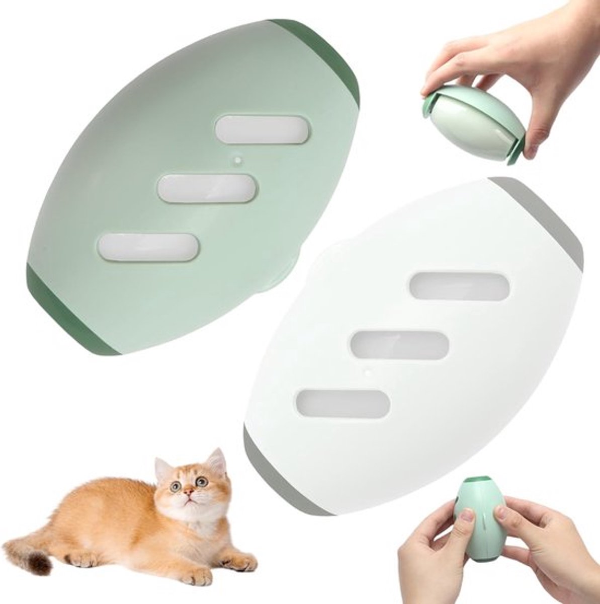 Kledingroller - herbruikbaar - pluizenroller - dierenharen - draagbare dierenhaarverwijderaar - herbruikbare lintroller - voor alle kledingstukken, dierenharen, stof - 2 stuks