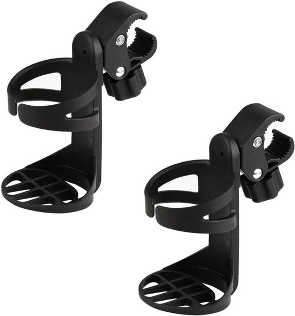 Universele fietswaterfleshouder Geschikt voor grote flessen, fietswaterfleshouders, bekerhouder, past op de meeste fietsen, 2-pack