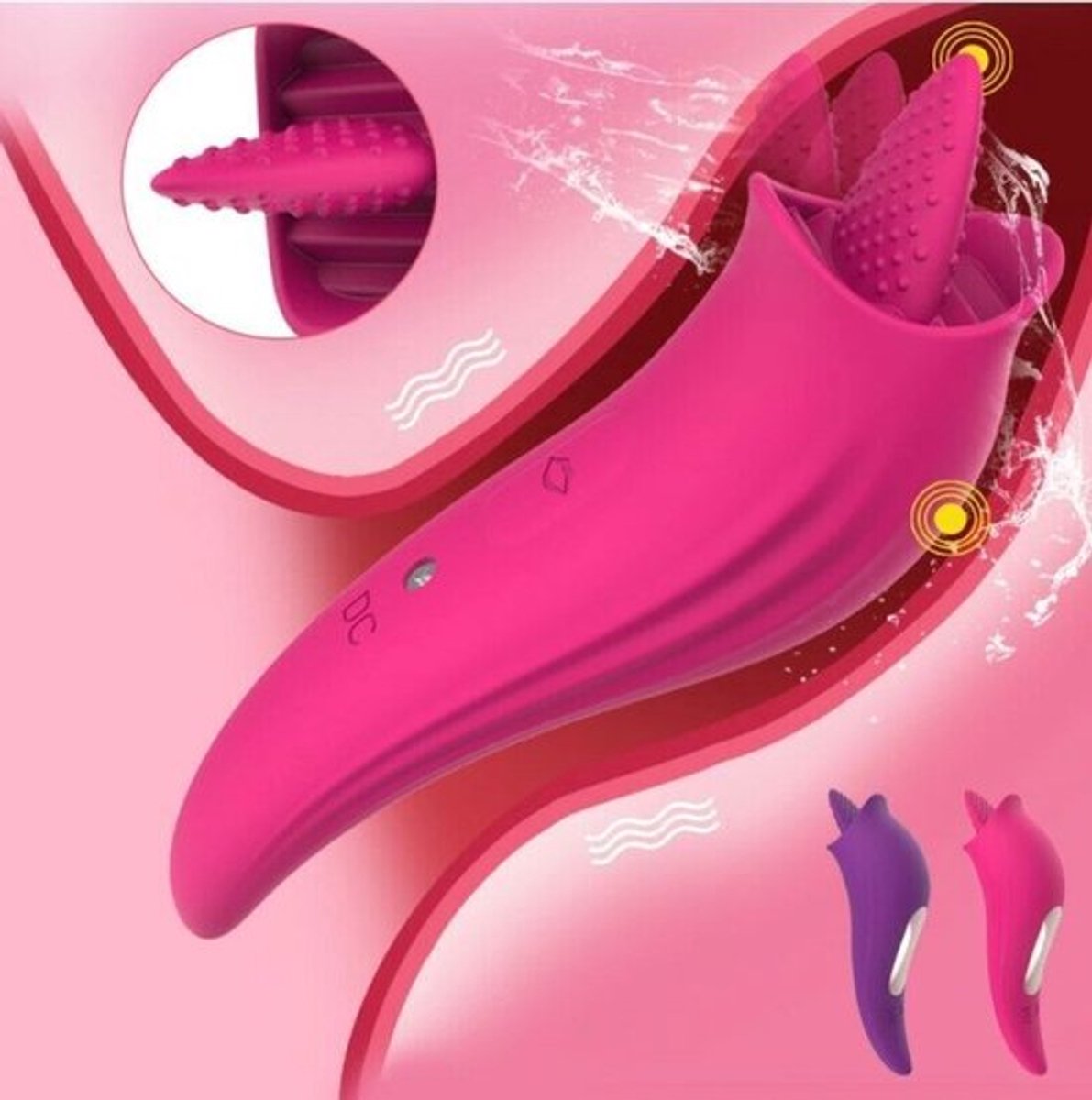 Orale-Massage-Seks-Clitoris-Likken-Tong-Zuigen-Vibrator-Speelgoed-voor-Vrouwen