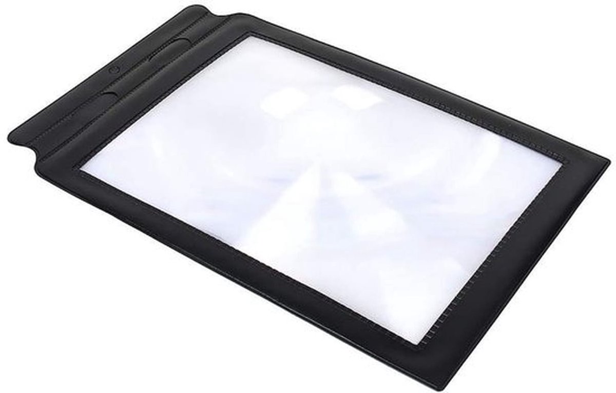 Volledige Pagina Vergrootglas Blad met PVC Lens voor Lezen - Set van 3 Vergrootglazen - Groot Vergrootglas Boek Leeshulp - Vergrootbladen 32 * 21 * 1 cm