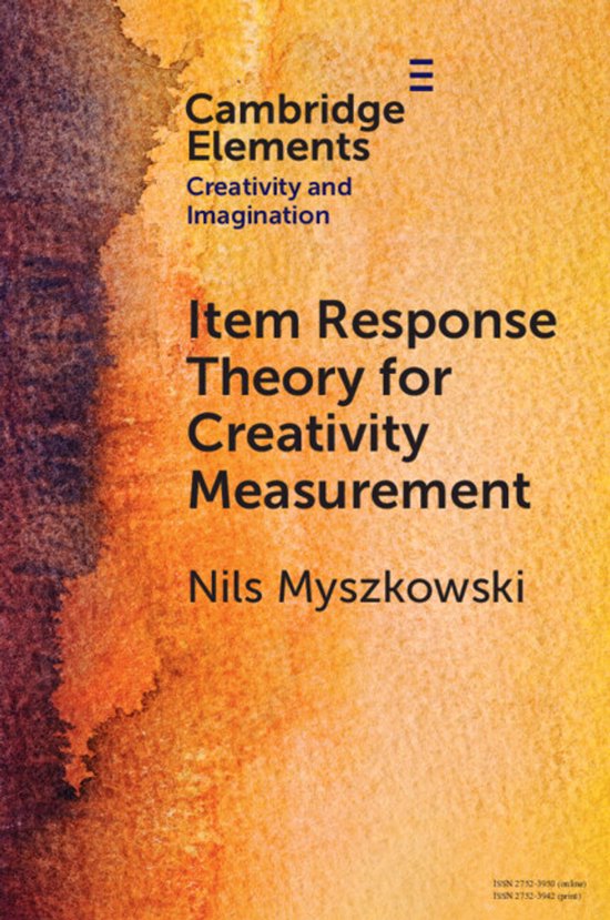 Elements in Creativity and Imagination- Item Response Theory ... - cover
