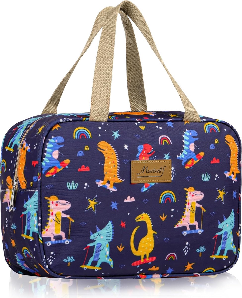 SnelShoppen - Grote Toilettas, Reisbag met Waterdichte Make-up en Waszak, Handzame Toilettas voor Dames, Cosmetica Organizer voor Camping en Reis, 30x