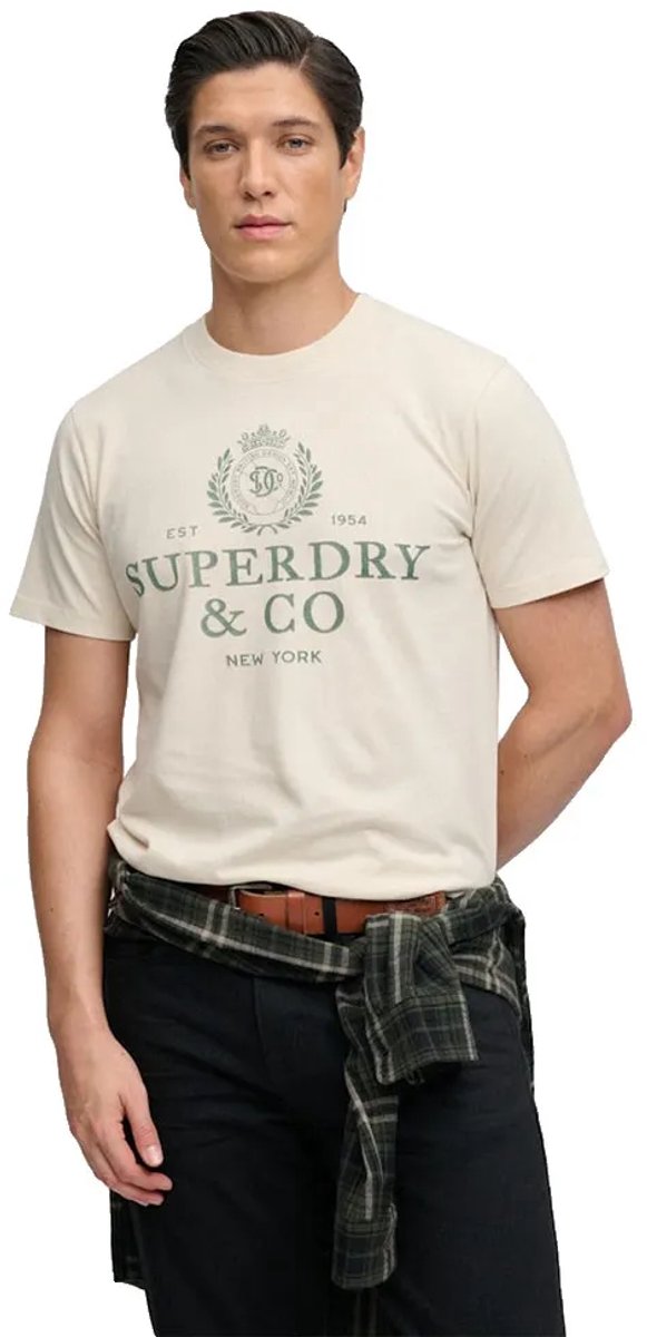 Superdry 1954 Company Relaxed T-shirt Heren T-shirts Birch