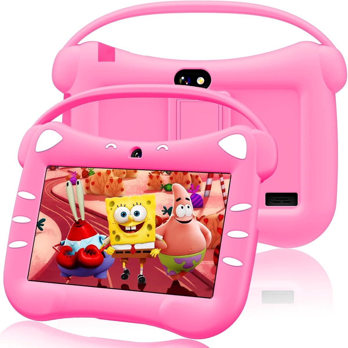 SnelShoppen - Kids Tablet 7 Inch Android voor Kinderen met WiFi, Bluetooth, Ouderlijk Toezicht, Dubbele Camera, 32GB ROM, Voor Kinderen van 3-14 Jaar