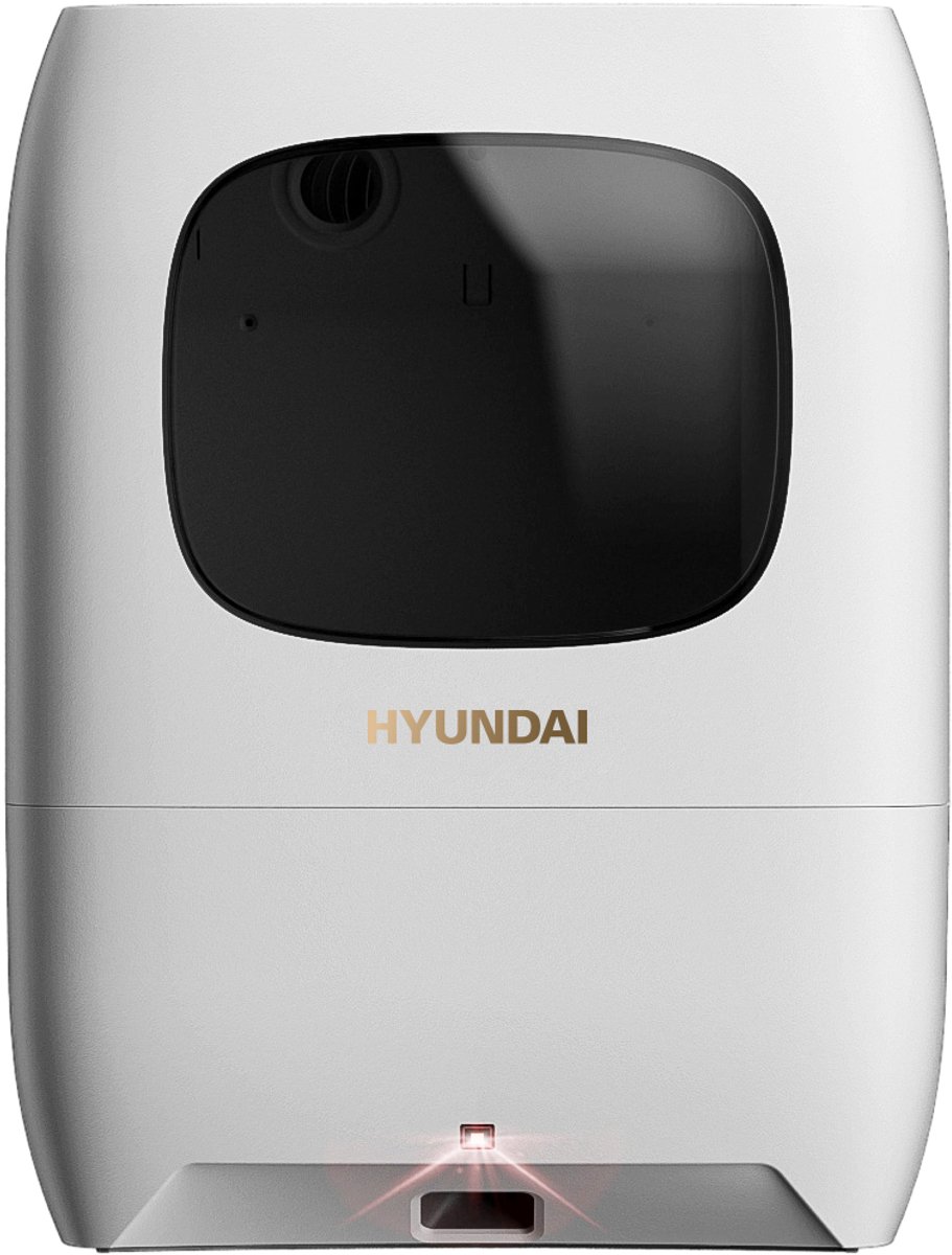 HYUNDAI - AeroSweep Automatische Vloerzuiger met Sensor - Zakloos - 700 W - 7 L - HEPA H10-filter - Wit
