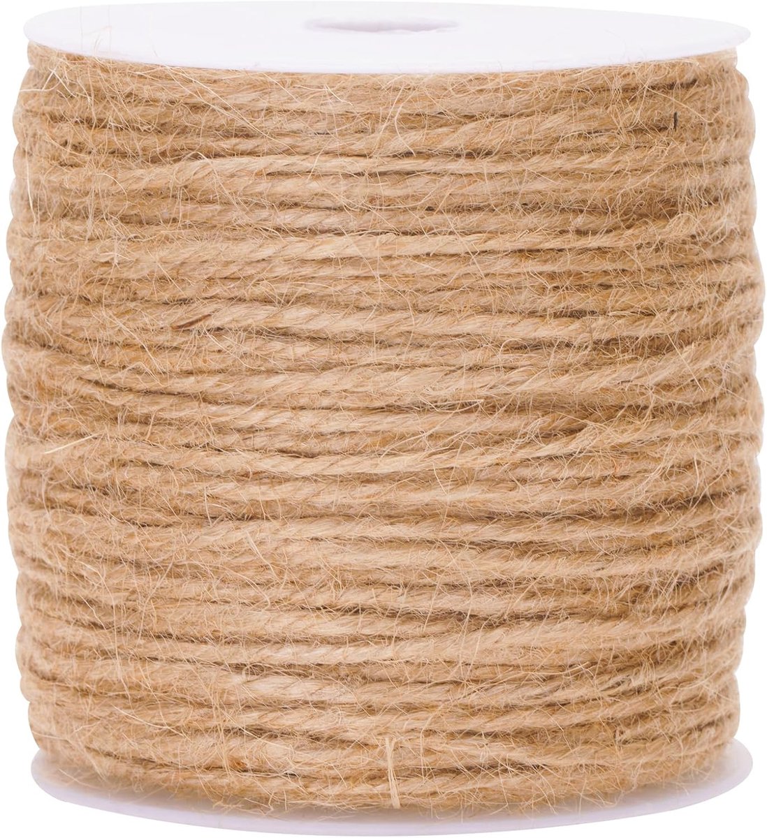 Thijox - G2PLUS Jute Touw 100 Meter - 3 mm Bruin Decoratiekoord voor Knutselen, Tuinieren, Bruiloft Decoratie en DIY Projecten