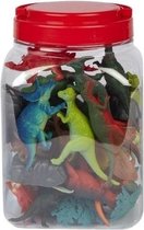 Speelset kinderen dinosaurussen in emmer 40 delig - Speelgoedset dinos - speelgoed voor kinderen