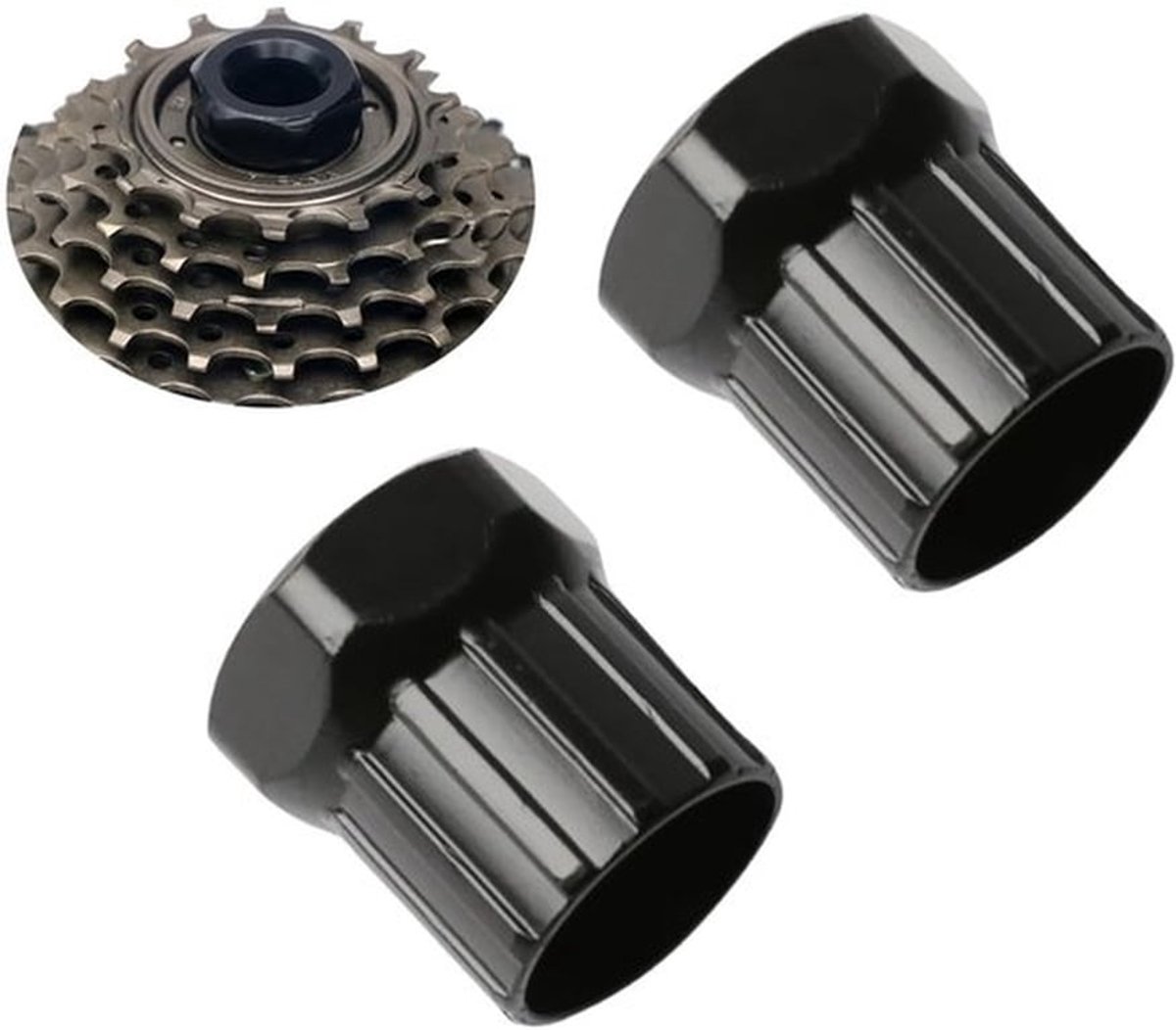 2 stuks - Fietscassette slotring gereedschap - Montage en demontage - Freewheel-verwijderaar gereedschap - fietsuitrusting en cassette