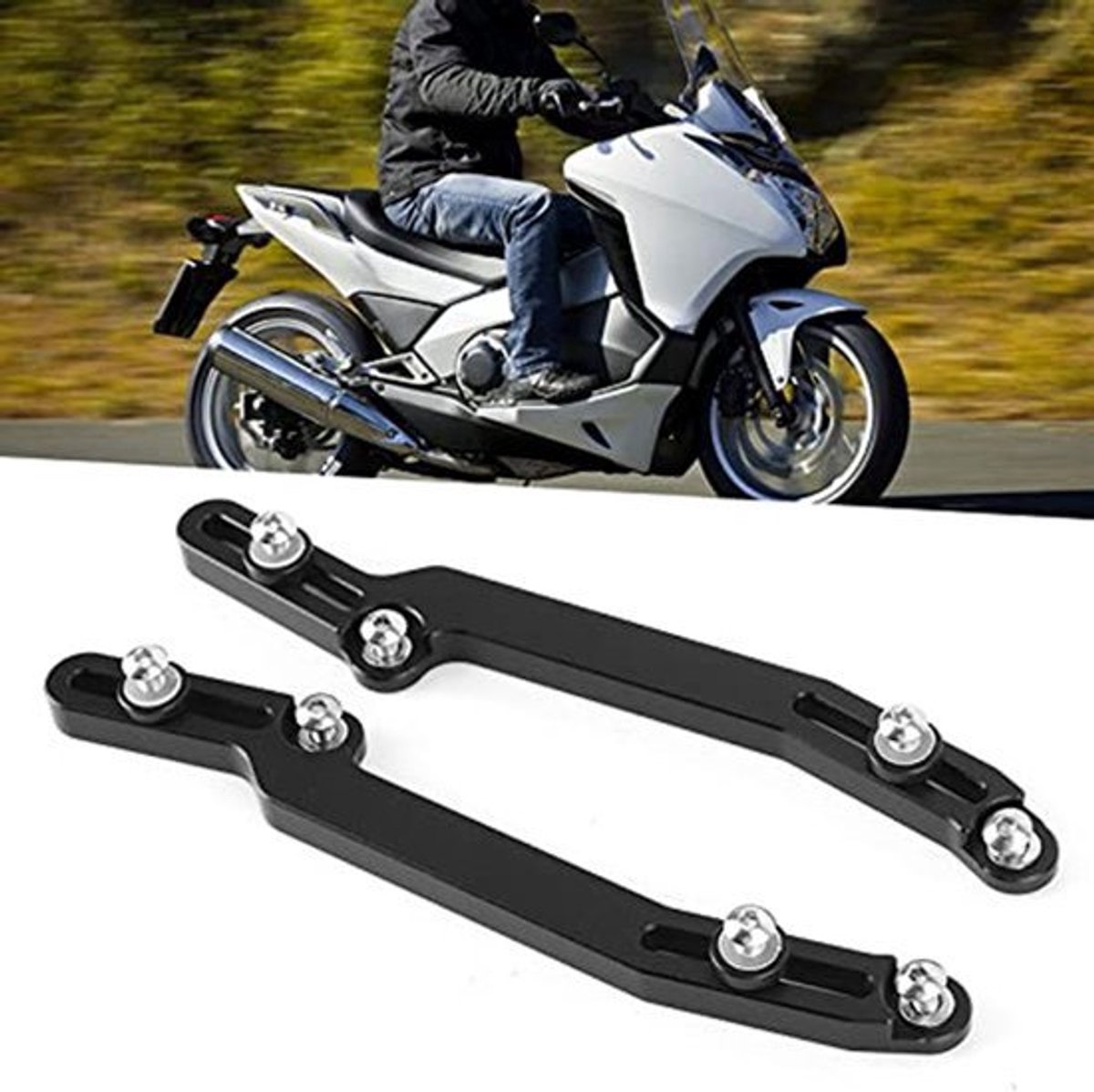 Verstelbare Motorruit voor Honda NC700D NC750D, Paar Motorruit Verstelaccessoires