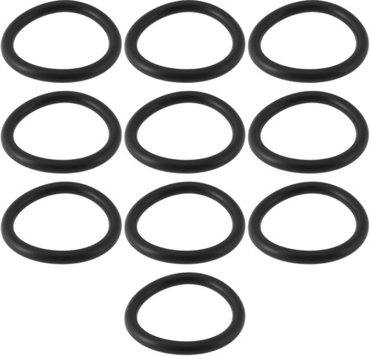 10 stks Zaag Brandstoftank Cap Seal Ringen 25x32x3.5mm Compatibel met Stihl
