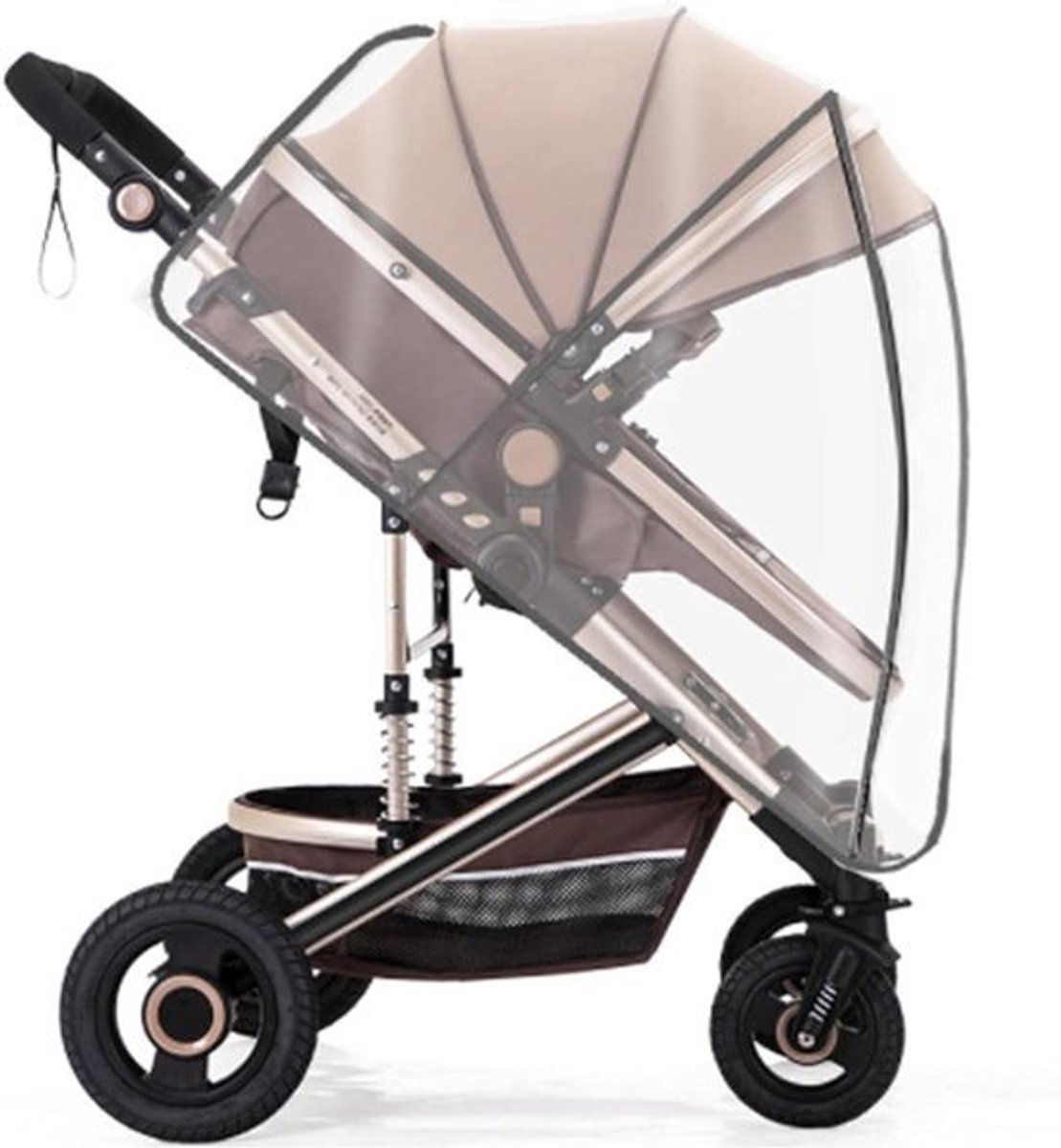 Regenhoes voor Kinderwagen - EVA Wind Cover voor Wandelwagen, Waterdicht en Regenbestendig