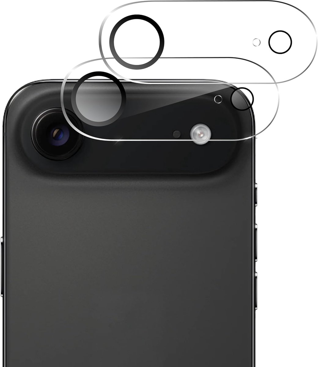Thijox - Camera Lens Beschermer voor iPhone 17 Air - 2 Stuks Gehard Glas Protector Lensbeschermer - Beschermglas Achterste Camera - 0,26 mm Dikte