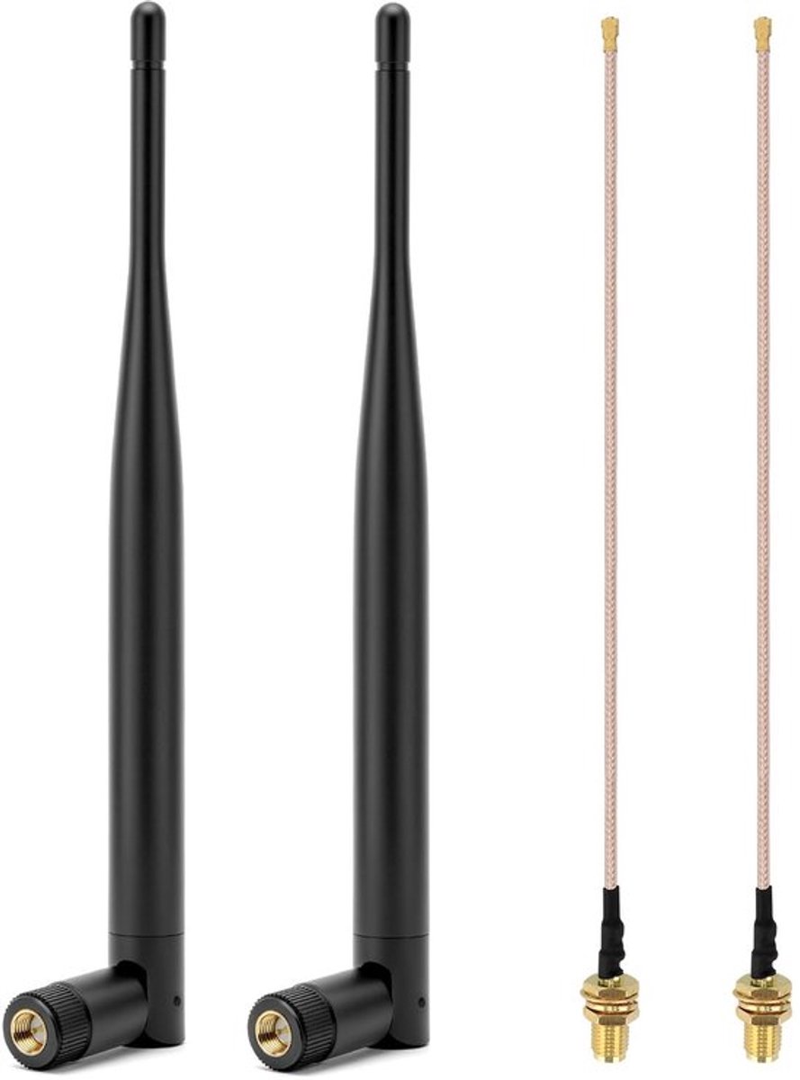 ® 2 Stuks 868mhz antenne omni-directioneel met Sma-connector, antenne kantel- en draaibaar