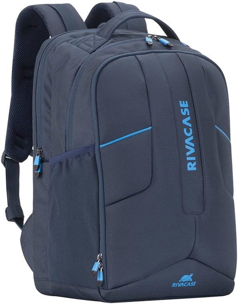 SnelShoppen - Eco Laptop Bag 17.3 inch Blauw - Duurzaam, Ruim, Geschikt voor Laptops, School, Werk, Reizen - Ideaal voor Studenten en Professionals