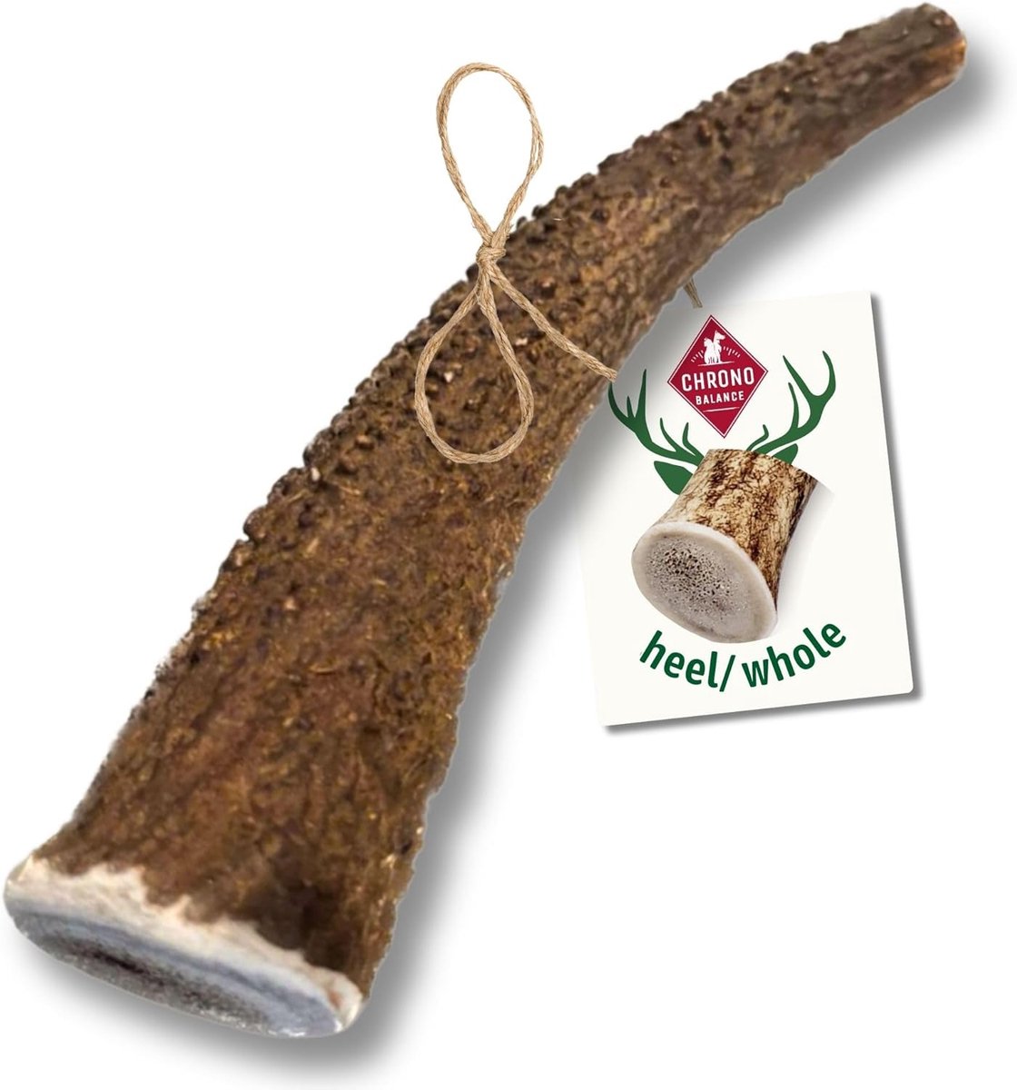 Thijox - ChronoBalance® Kauwsnack voor Honden - 100% Natuurlijk Hertengewei als Kauwspeeltje en Tandverzorging - Duurzaam en Langdurig Genot - Set van