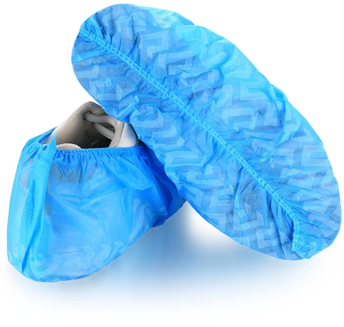 SnelShoppen - 60 Herbruikbare Antislip Schoenbeschermers, Waterdichte Overschoenen, Beschermhoezen voor Schoenen, Ideaal voor Thuisgebruik, One Size