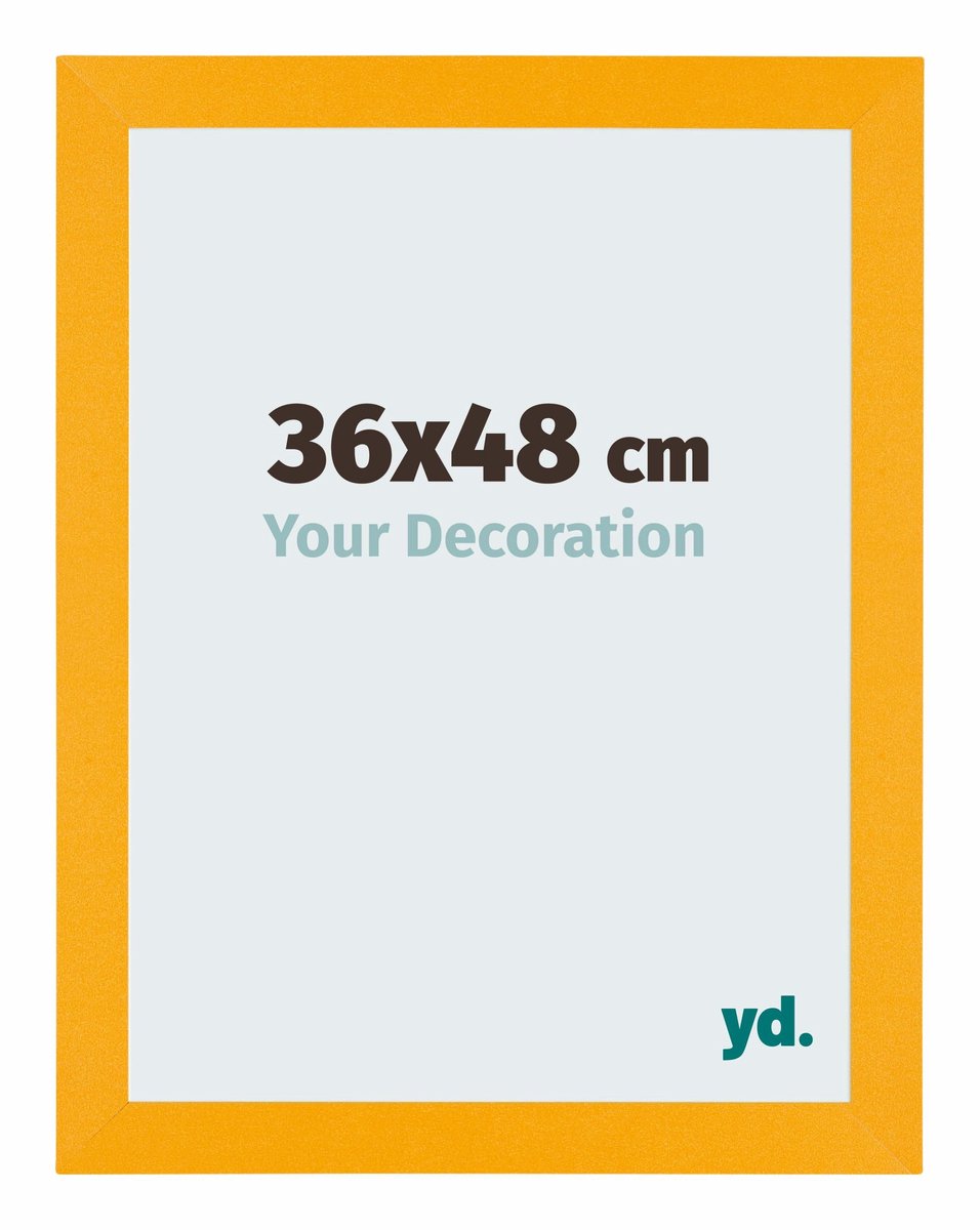 Your Decoration - Puzzellijst 36x48 cm - Geel - Puzzellijst 500-1000 stukjes - MDF Fotolijst - Mura