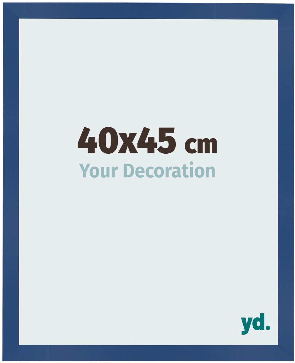 Your Decoration - Fotolijst 40x45 cm - MDF - Donkerblauw - Bologna