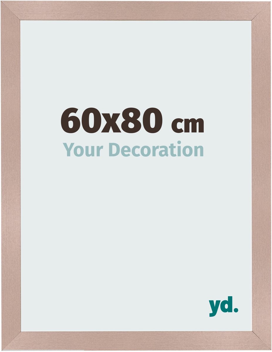 Your Decoration - Fotolijst 60x80 cm - MDF - Oudroze - Bologna