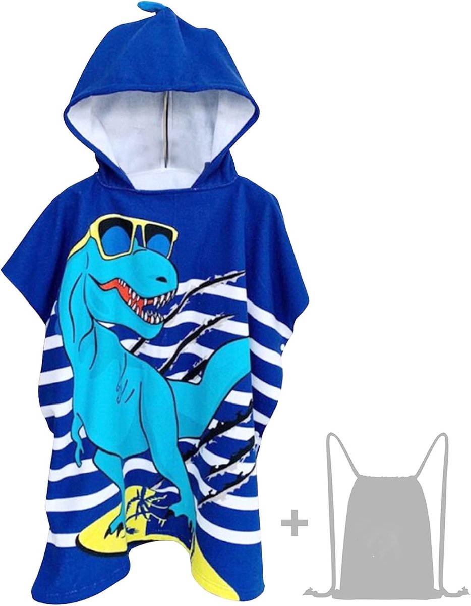 SnelShoppen - Badhanddoeken voor Kinderen, Microvezel Bad Poncho, Ultra Zacht en Absorberend, Kapdoek voor Meisjes en Jongens, Ideaal voor Strand en Z
