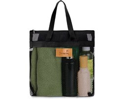 SnelShoppen - KALIONE Shower Bag, Draagbare Strandtas met Handvat en Grote Capaciteit, Reis Doucherugzak voor Gym, Douche en Strand, 31x25 cm, Sneldro