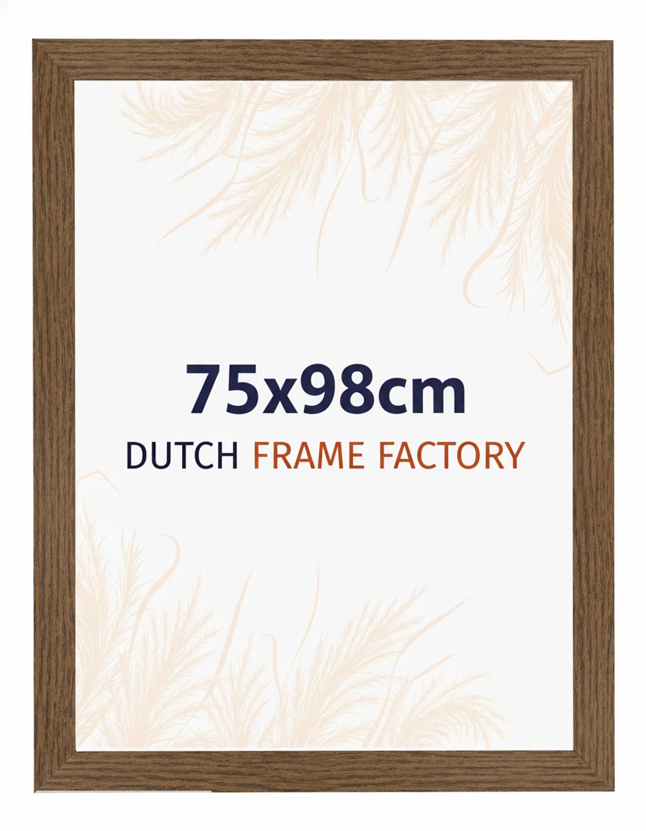 Fotolijst 75x98 cm - MDF - Eiken Rustiek - Benno