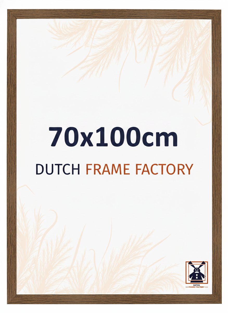 Fotolijst 70x100 cm - MDF - Eiken Rustiek - Benno