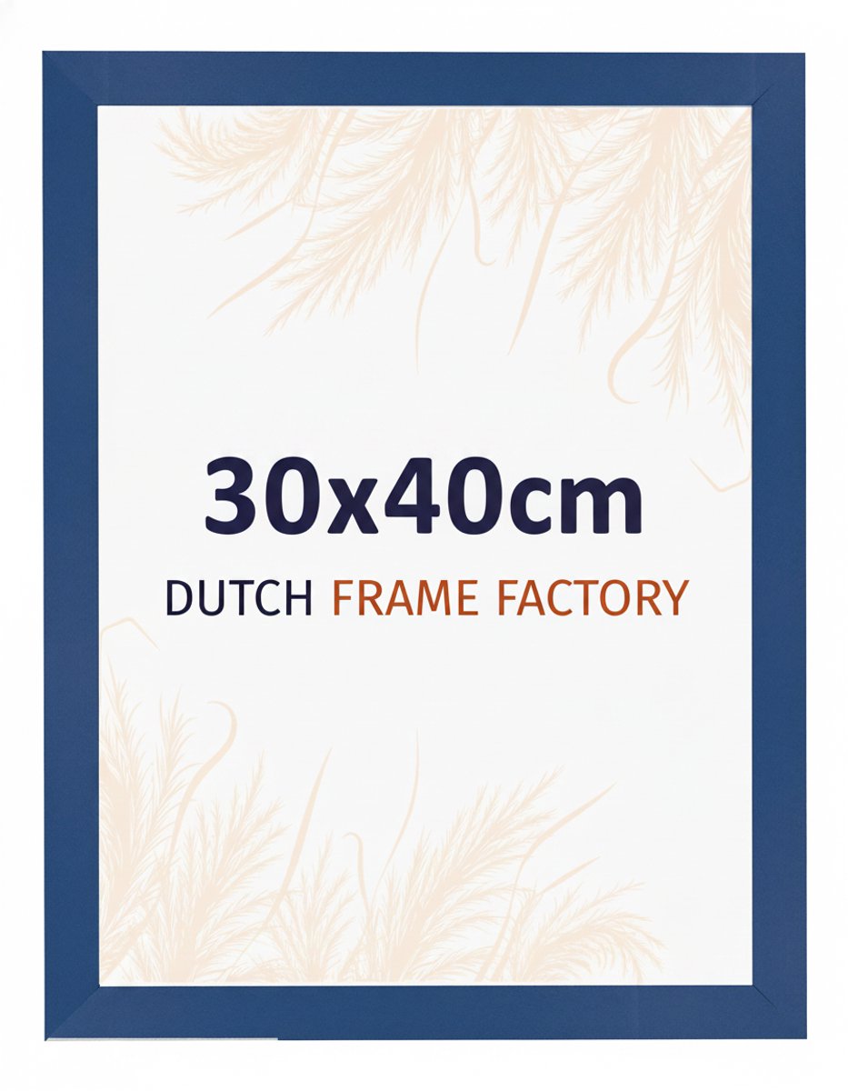 Dutch Frame Factory Fotolijst 30x40 cm - MDF - Donkerblauw - Benno