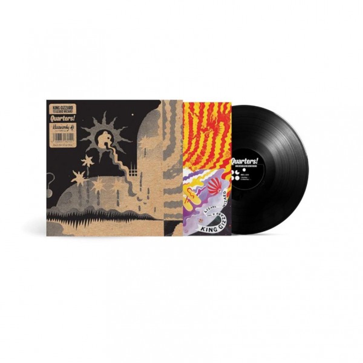 King Gizzard & the Lizard Wizard - Quarters (2026 2LP Reissue/Black Petroleum free Bio Vinyl)