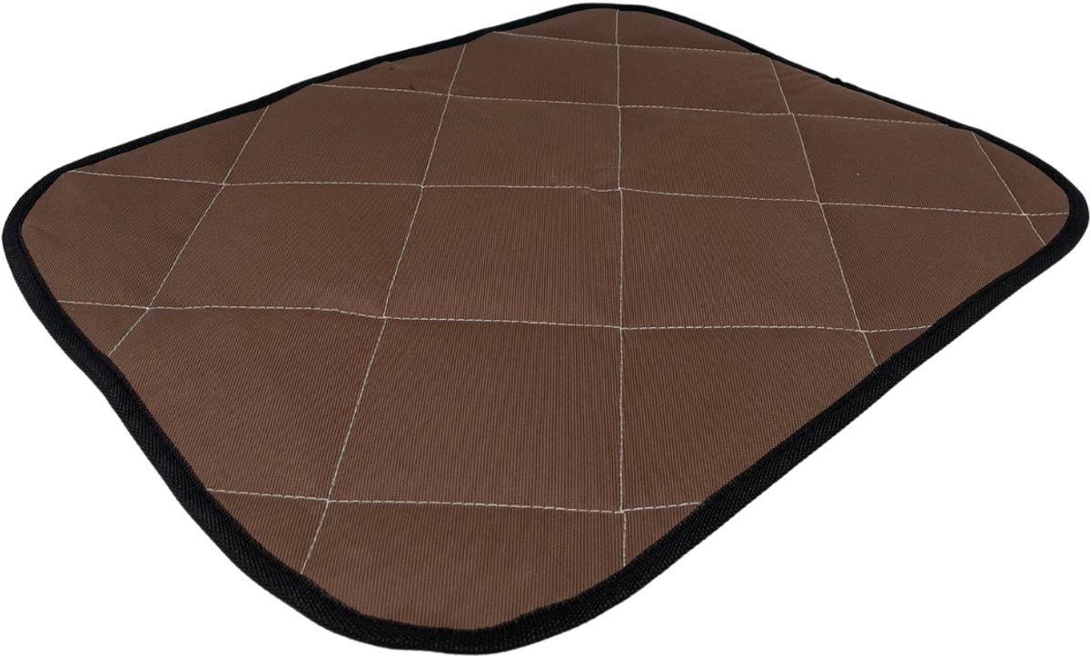 Wasbare onderlegger voor honden 55 x 75 cm, Bruin