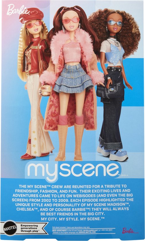Barbie My Scene Chelsea-pop Roze — afbeelding 3