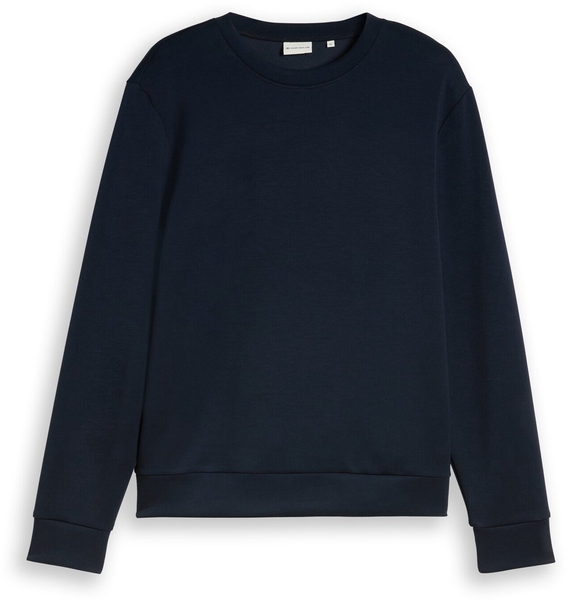 Tom Tailor - Basic scuba-sweatshirt - Maat S - sky captain blue