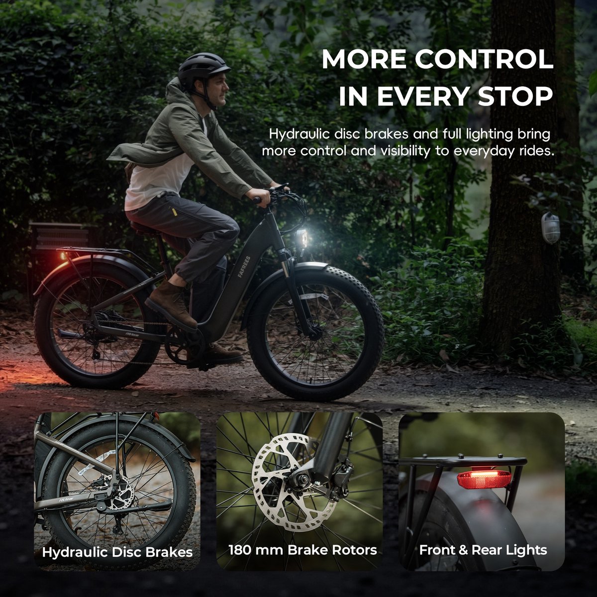 FAFREES F26 Rover Full-Size All-Terrain E-Bike - Zwart thumbnail 3