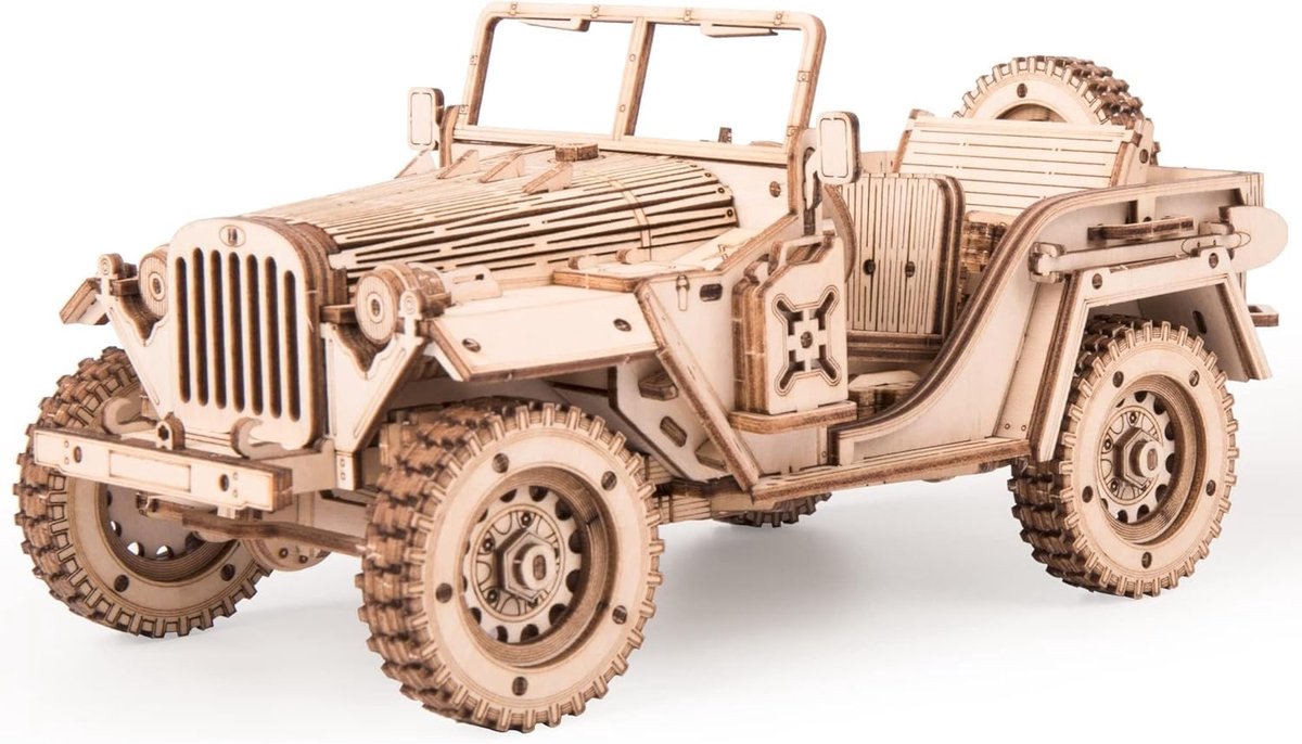 SnelShoppen - 3D Houten Puzzel Auto Racewagen Modelbouw voor Volwassenen en Kinderen, DIY Houten Puzzels, Geschenken voor Mannen en Vrouwen, Creatief