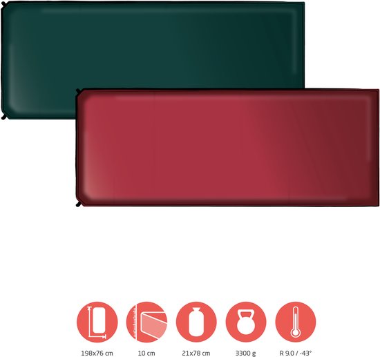 Grand Canyon Hancock 10.0 Xw Mat Rood 198 x 76 x 10 cm van Grand Canyon — afbeelding 5