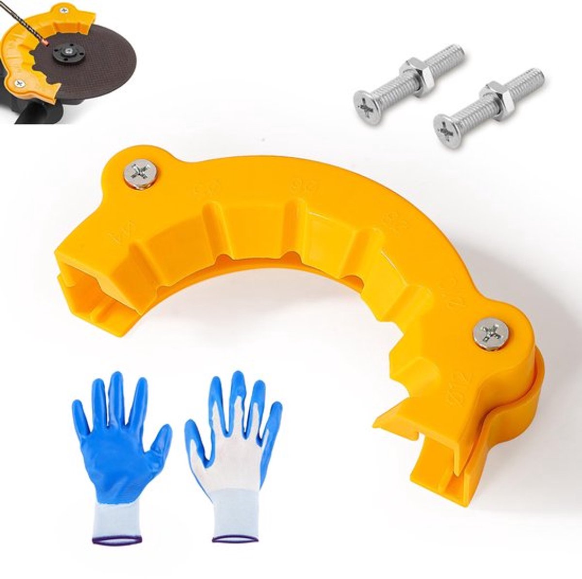 Boorslijper voor alle bits, haakse slijper Boorslijper met handschoenen Multifunctionele boorslijpbevestiging Slijpvorm Gereedschap Accessoires voor het slijpen van boorbits