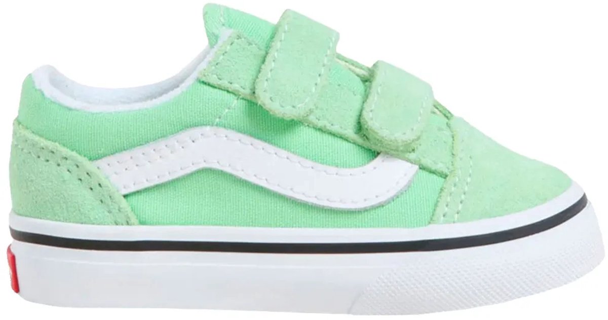 Vans Old Skool V Peuterschoenen 1/2 Kinderen Groen