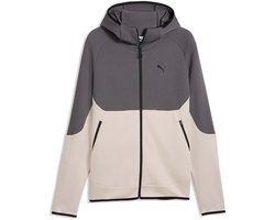Puma Pumatech Slim Elevated Full-Zip Hoodie Dk Sweat - Sportswear - Volwassen