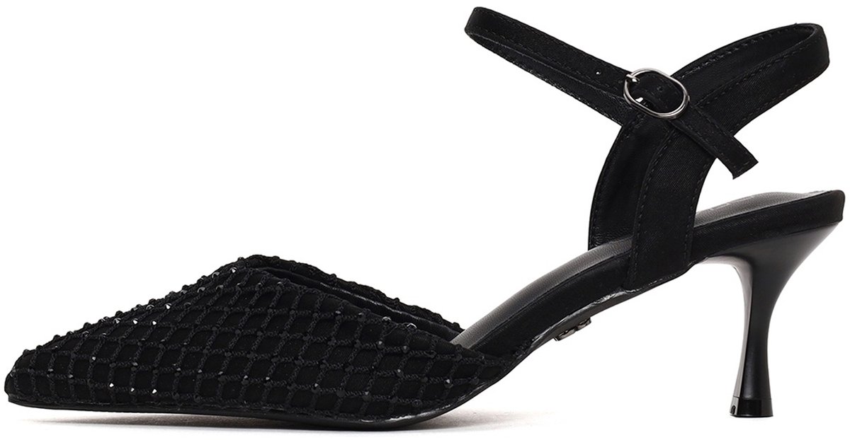 DERIMOD Slingbacks Met Hoge Hak Imitation Leren Slingbacks Met Hoge Hak
