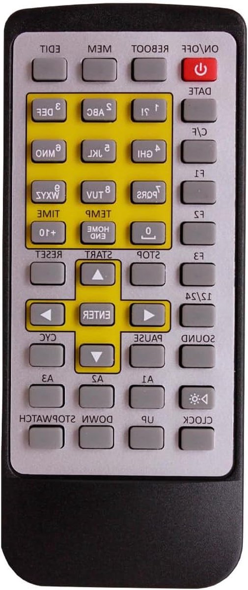 Afstandsbediening Gym Timer - Timer Controller - Sport Training - 40 Functies - 10 Gram - Zwart