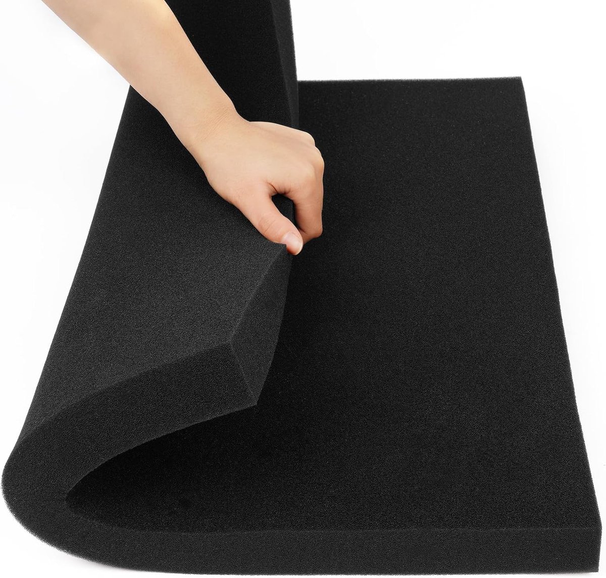 SnelShoppen - Aquariumfilterspons, Filtermat, Filterwatten, Filtersponzen, Actieve Koolspons, Filteraccessoires voor Aquaria en Kleine Vijvers (50x50x